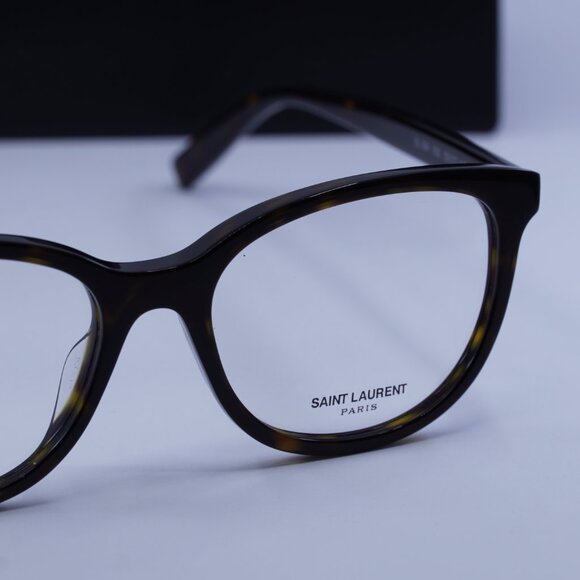 Saint Laurent SL504 002 Cat Eye Eyeglasses 53mm – Havana - Picture 2 of 11